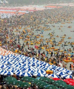 Haeundae - παραλια Κορεα