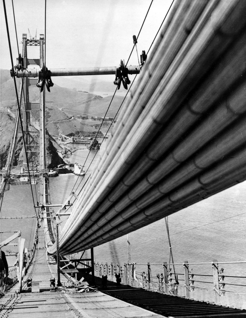 Perierga.gr - Φωτογραφίες από την κατασκευή της διάσημης Golden Gate το 1937