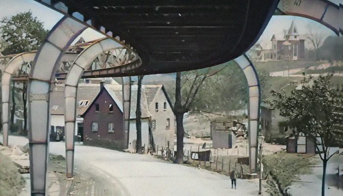 Perierga.gr - Ταξίδι στη Γερμανία του 1902 μέσα από το εναέριο τρένο του Βούπερταλ